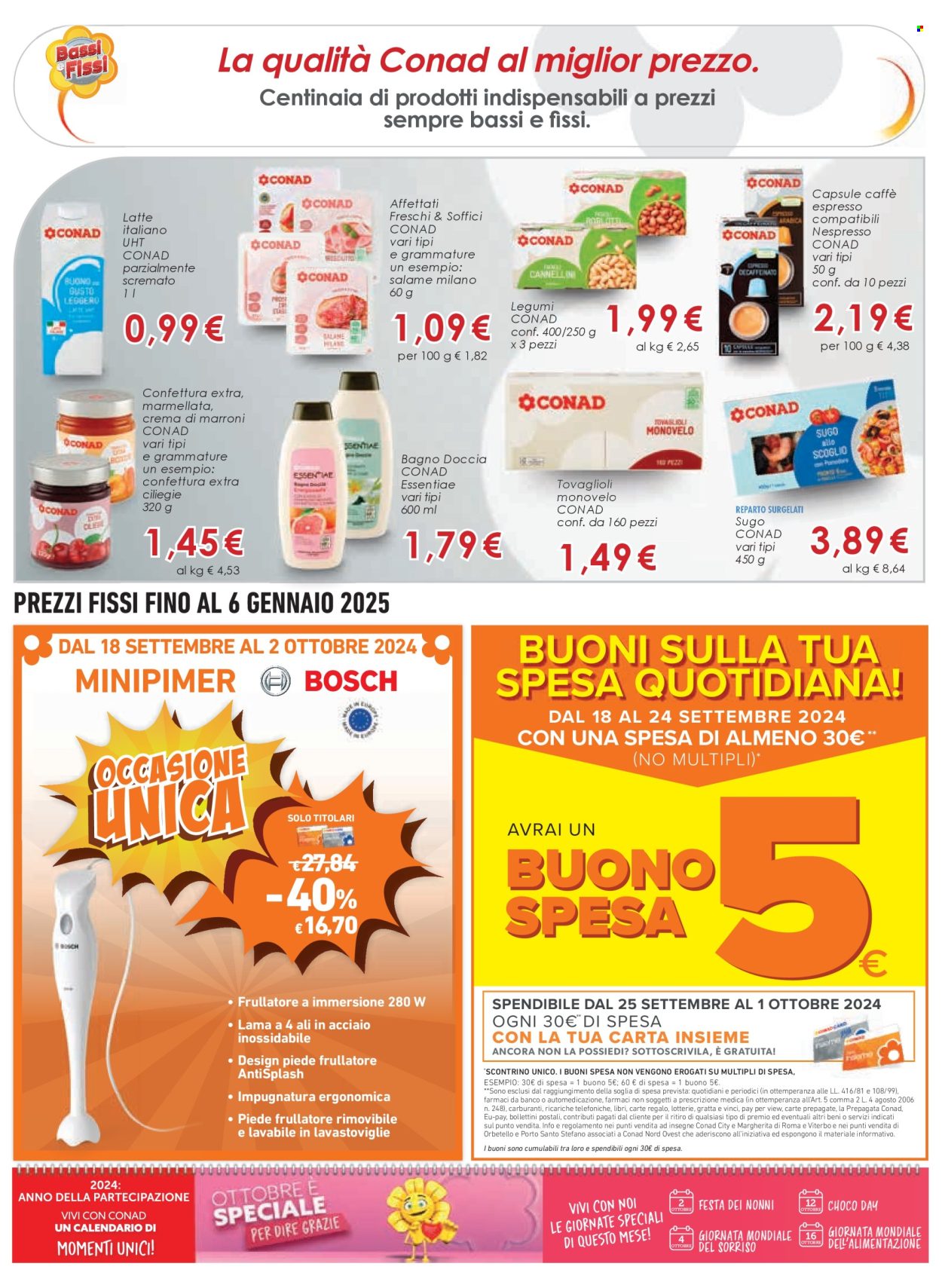 Leták Margherita Conad - 18.9.2024 - 2.10.2024. Strana 15