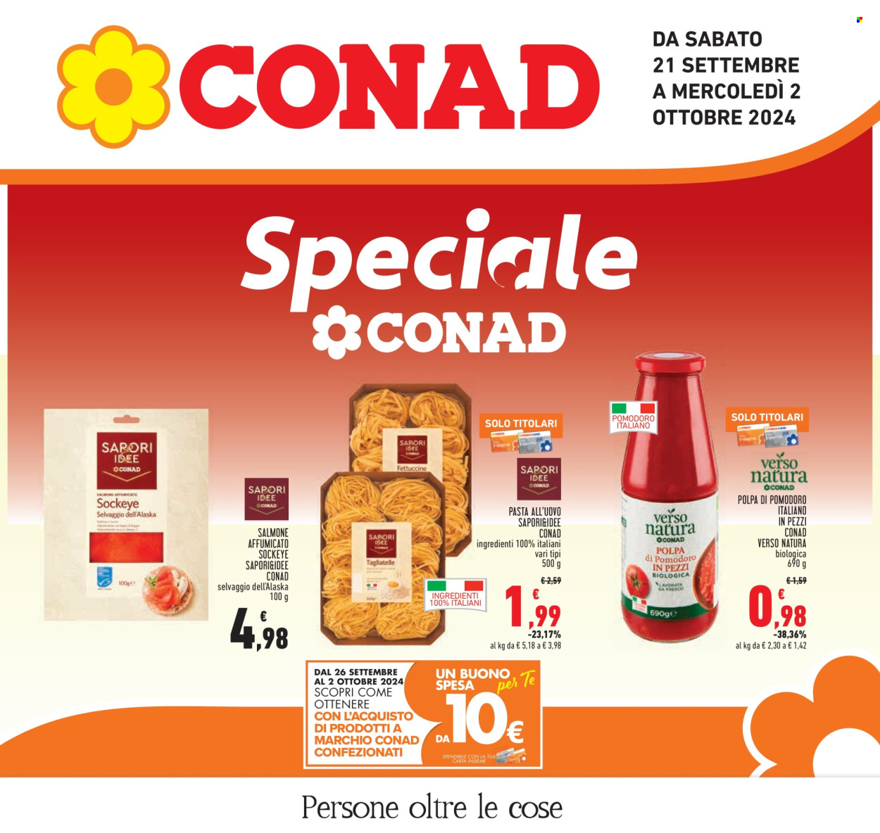Volantino Conad - 21/9/2024 - 2/10/2024. Pagina 2