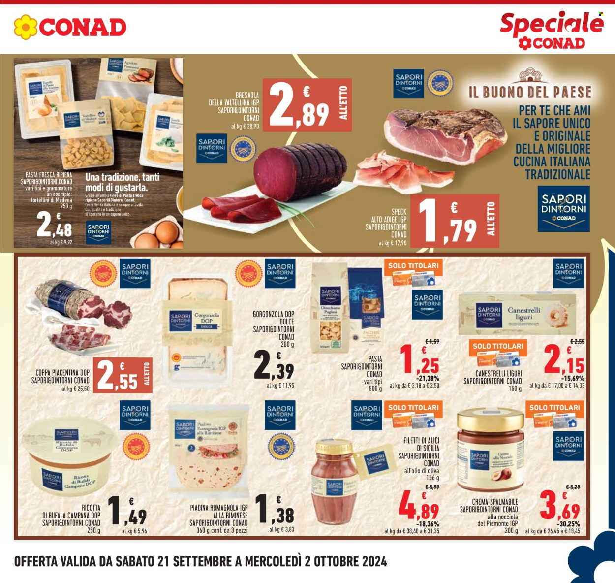 Volantino Conad - 21/9/2024 - 2/10/2024. Pagina 3