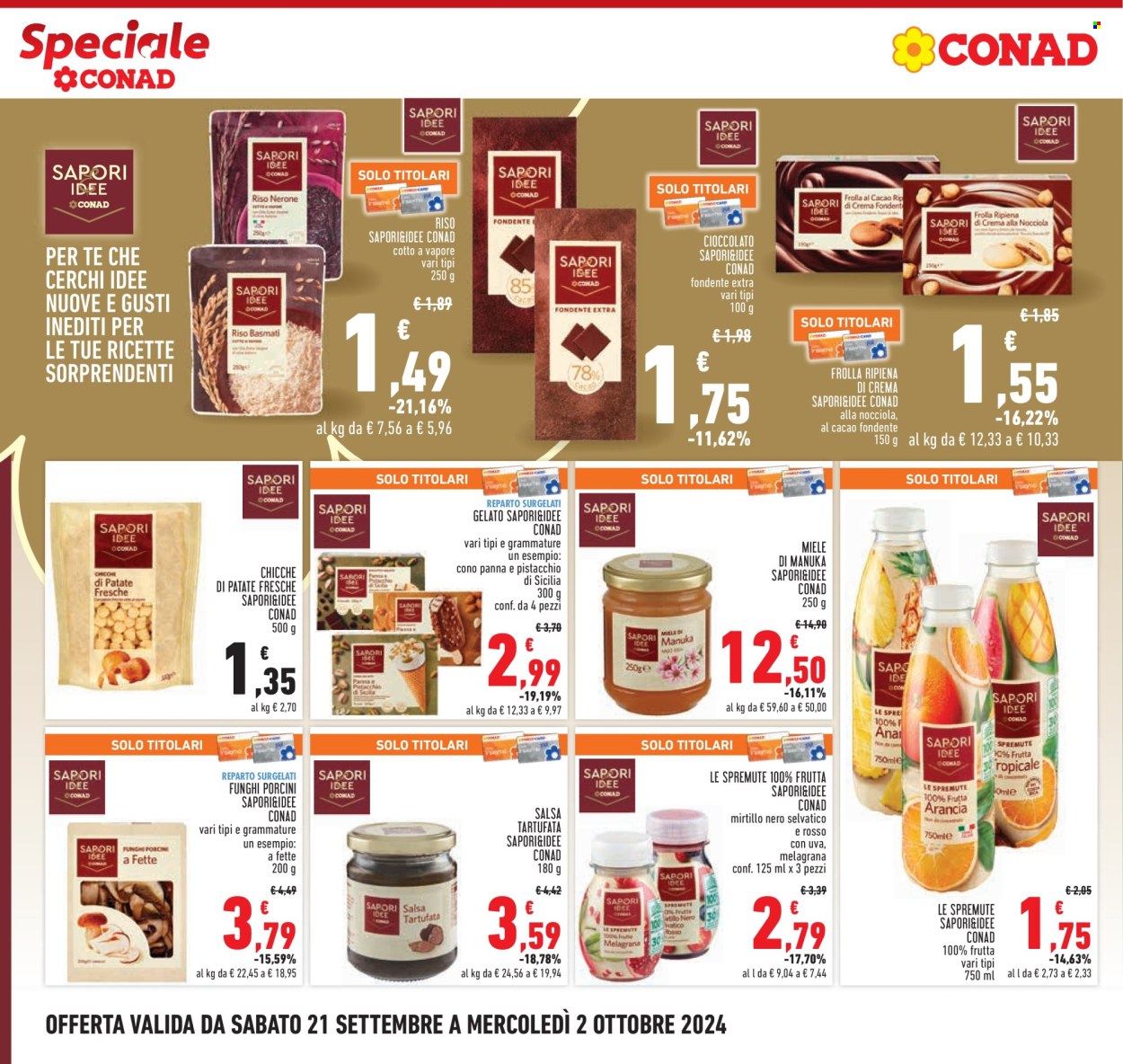 Volantino Conad - 21/9/2024 - 2/10/2024. Pagina 4