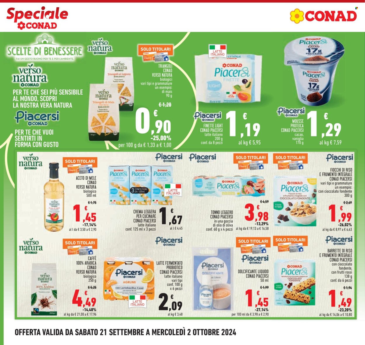 Volantino Conad - 21/9/2024 - 2/10/2024. Pagina 6