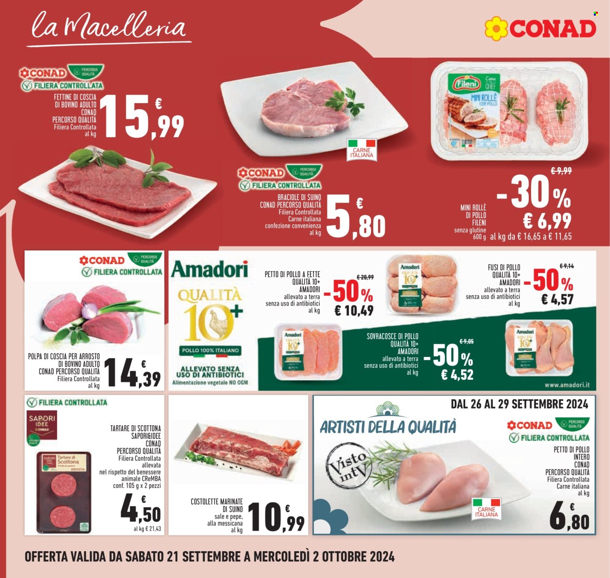 Volantino Conad - 21/9/2024 - 2/10/2024. Pagina 10