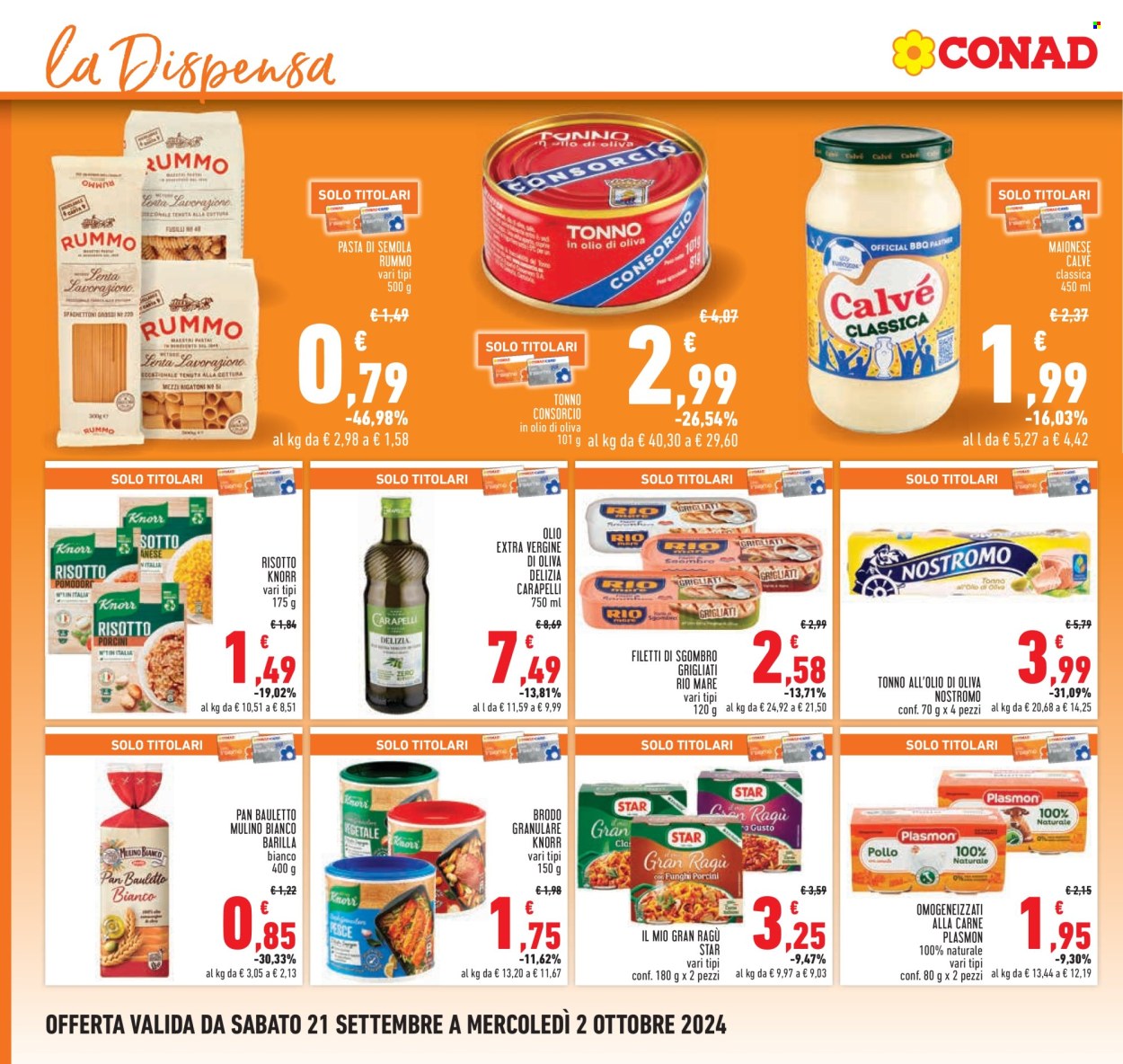 Volantino Conad - 21/9/2024 - 2/10/2024. Pagina 16