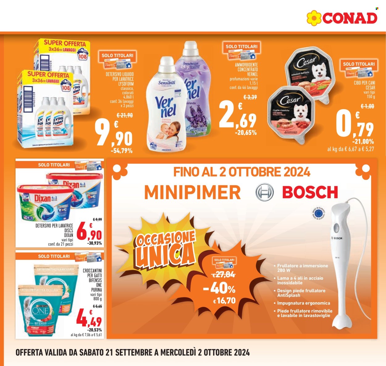 Leták Conad - 21.9.2024 - 2.10.2024. Strana 20