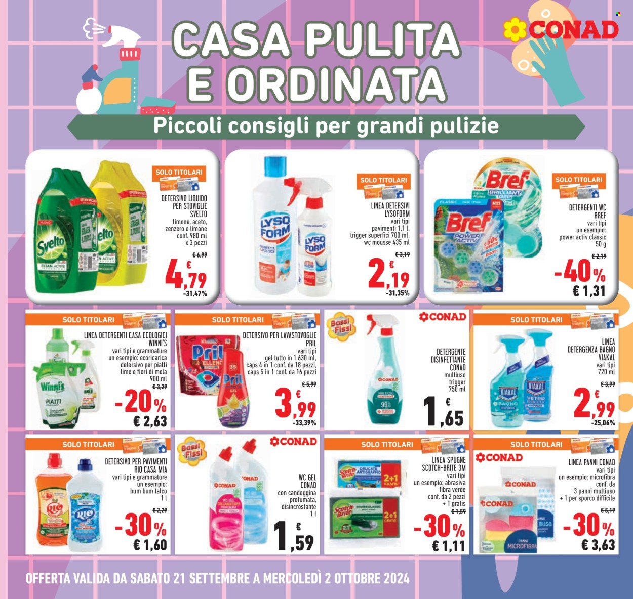 Volantino Conad - 21/9/2024 - 2/10/2024. Pagina 22