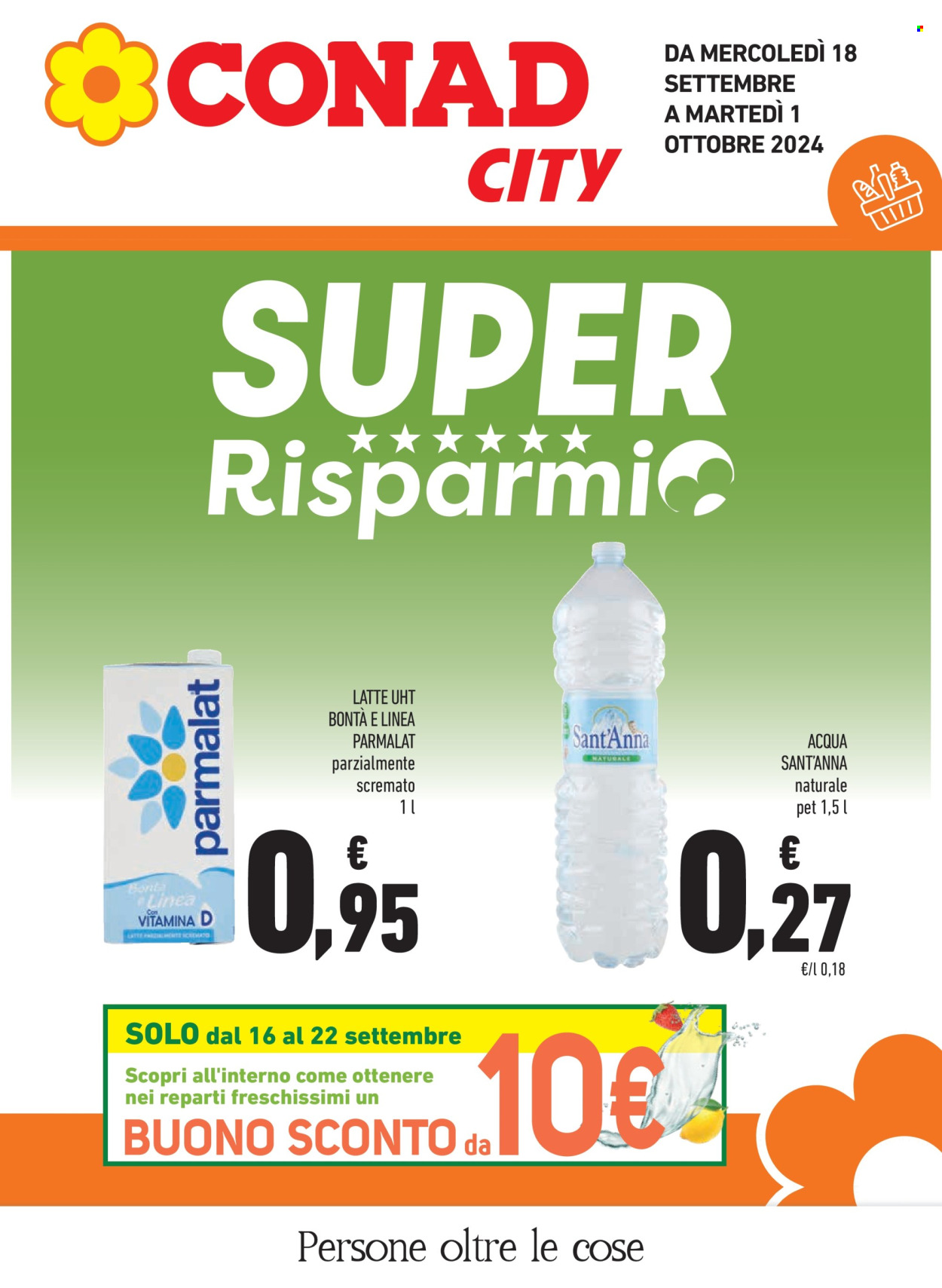 Leták Conad - 18.9.2024 - 1.10.2024. Strana 1