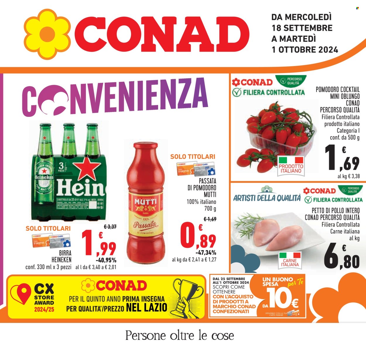 Volantino Conad - 18/9/2024 - 1/10/2024. Pagina 1