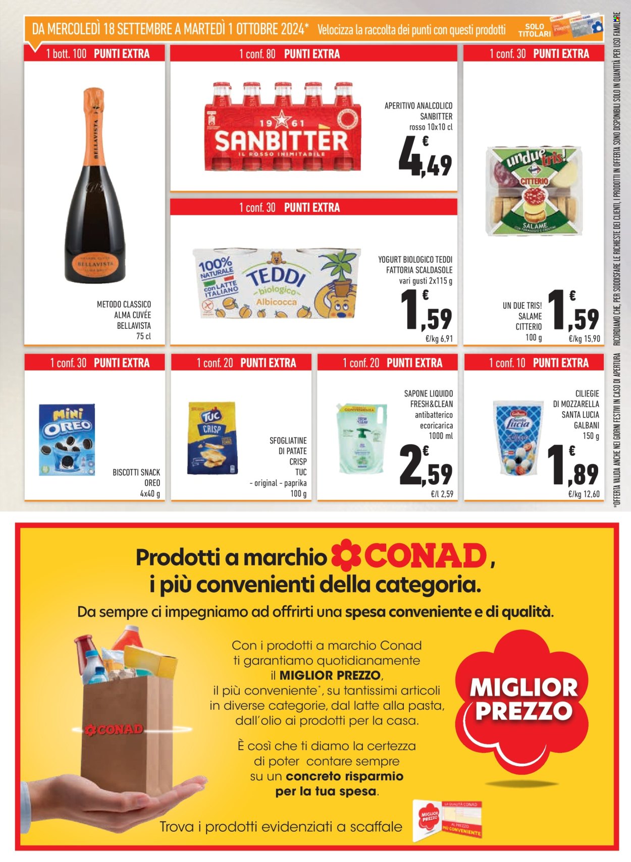 Leták Conad - 18.9.2024 - 1.10.2024. Strana 23