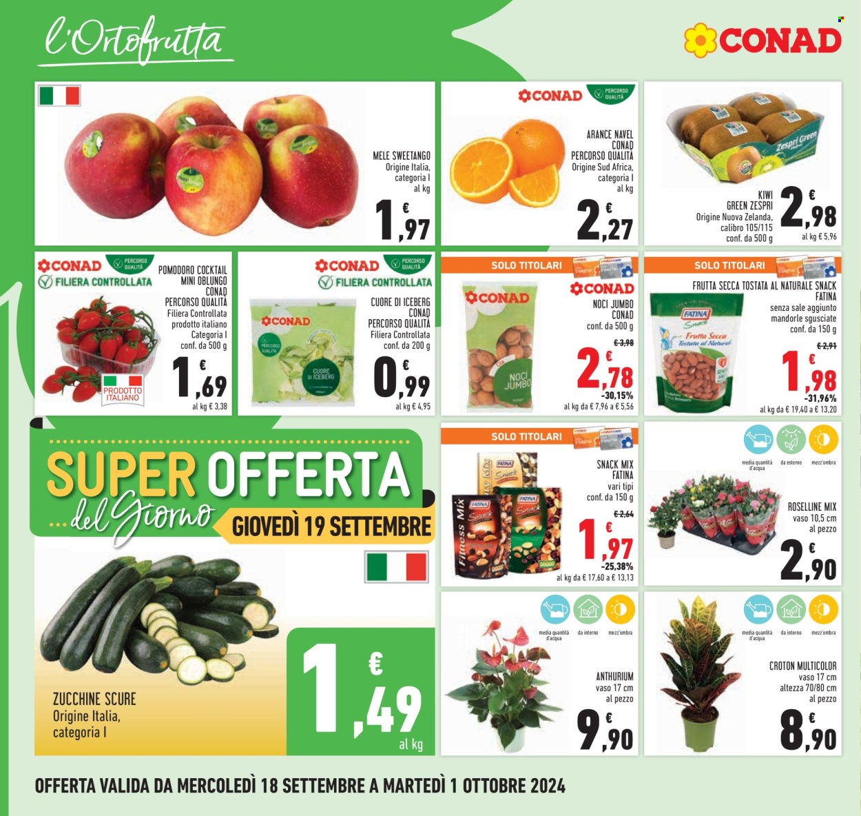 Volantino Conad - 18/9/2024 - 1/10/2024. Pagina 6
