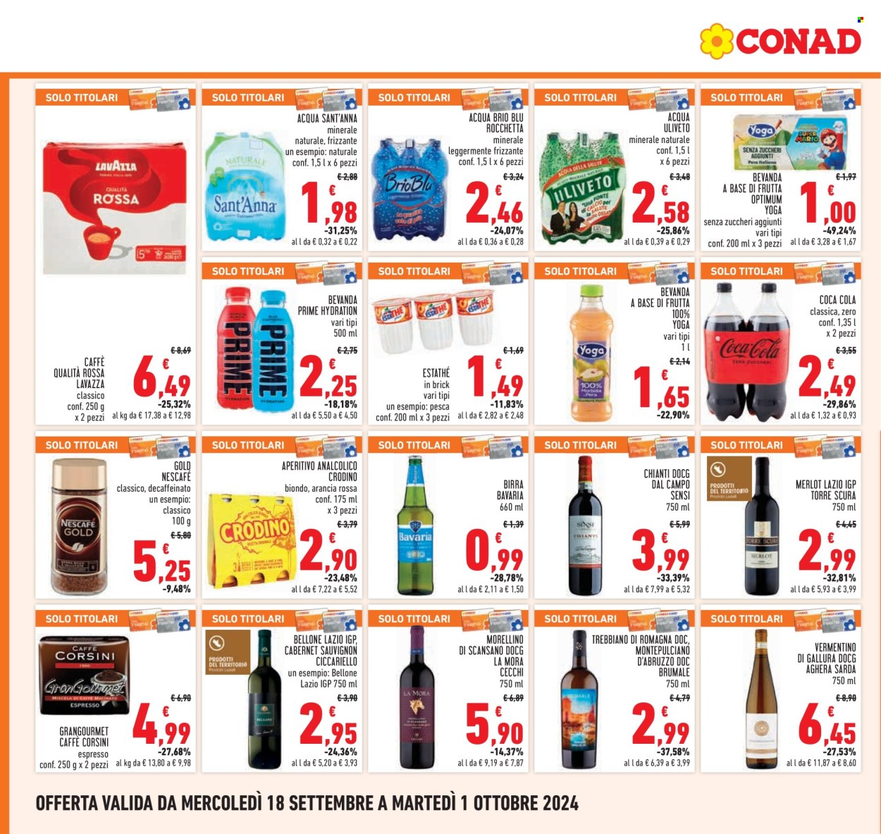 Volantino Conad - 18/9/2024 - 1/10/2024. Pagina 18