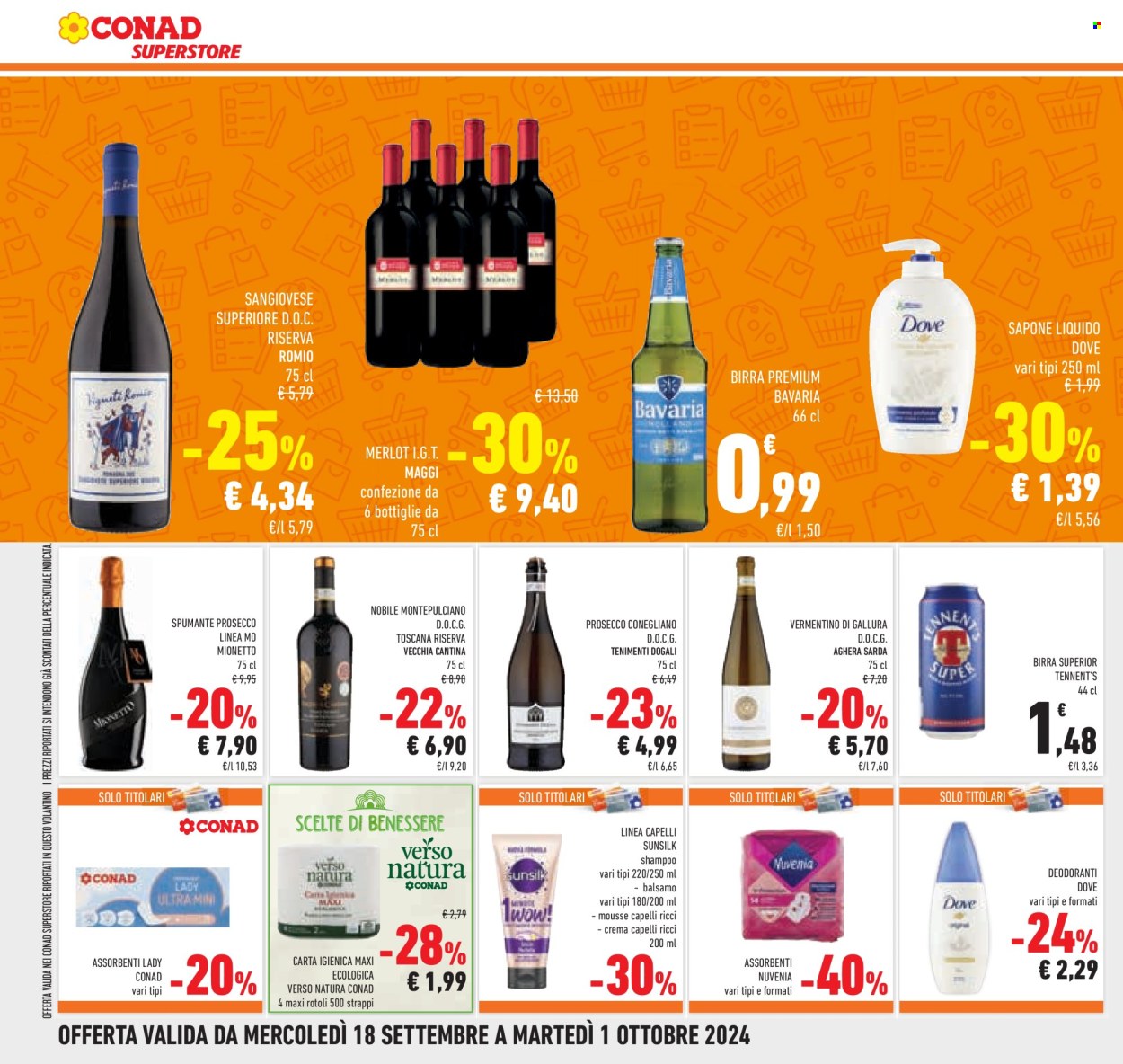 Volantino Conad Superstore - 18/9/2024 - 1/10/2024. Pagina 16