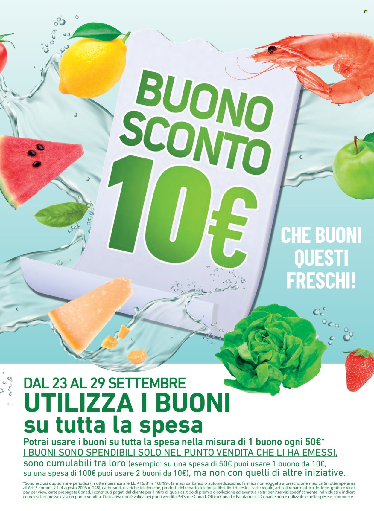Volantino Margherita Conad - 18/9/2024 - 1/10/2024. Pagina 3