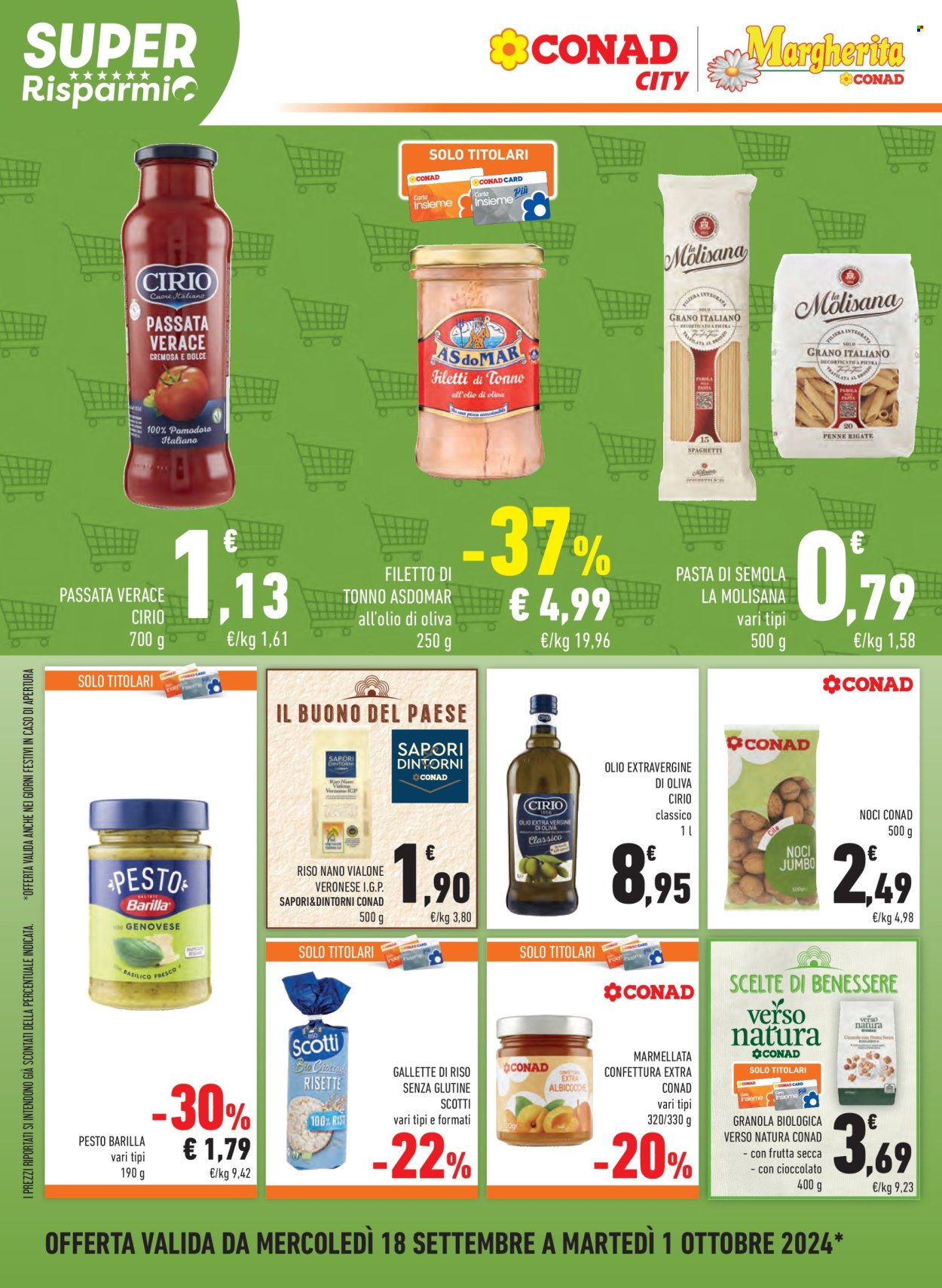 Volantino Margherita Conad - 18/9/2024 - 1/10/2024. Pagina 6