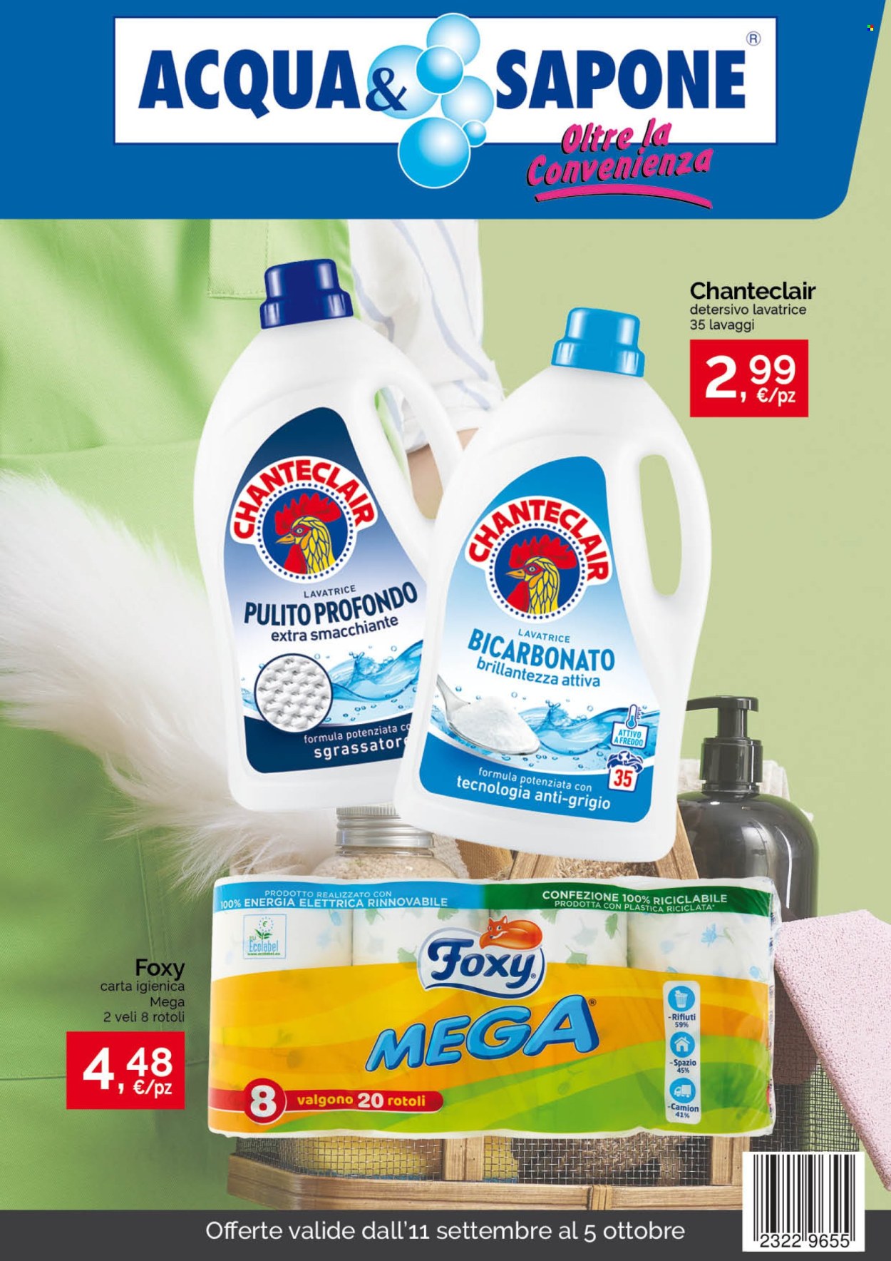 Leták Acqua & Sapone - 11.9.2024 - 5.10.2024. Strana 1