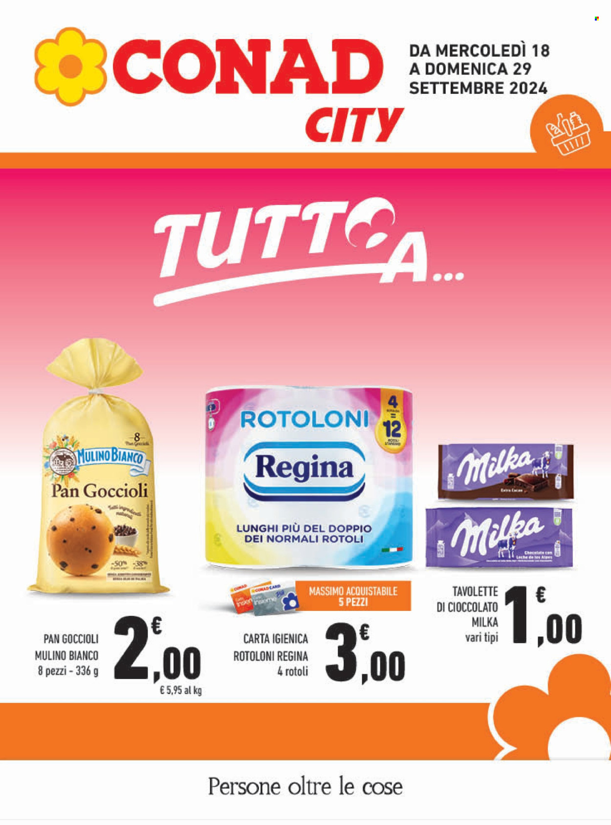 Volantino Conad City - 18/9/2024 - 29/9/2024. Pagina 1