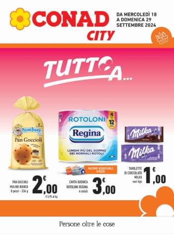 Volantino Conad City - 18/9/2024 - 29/9/2024.