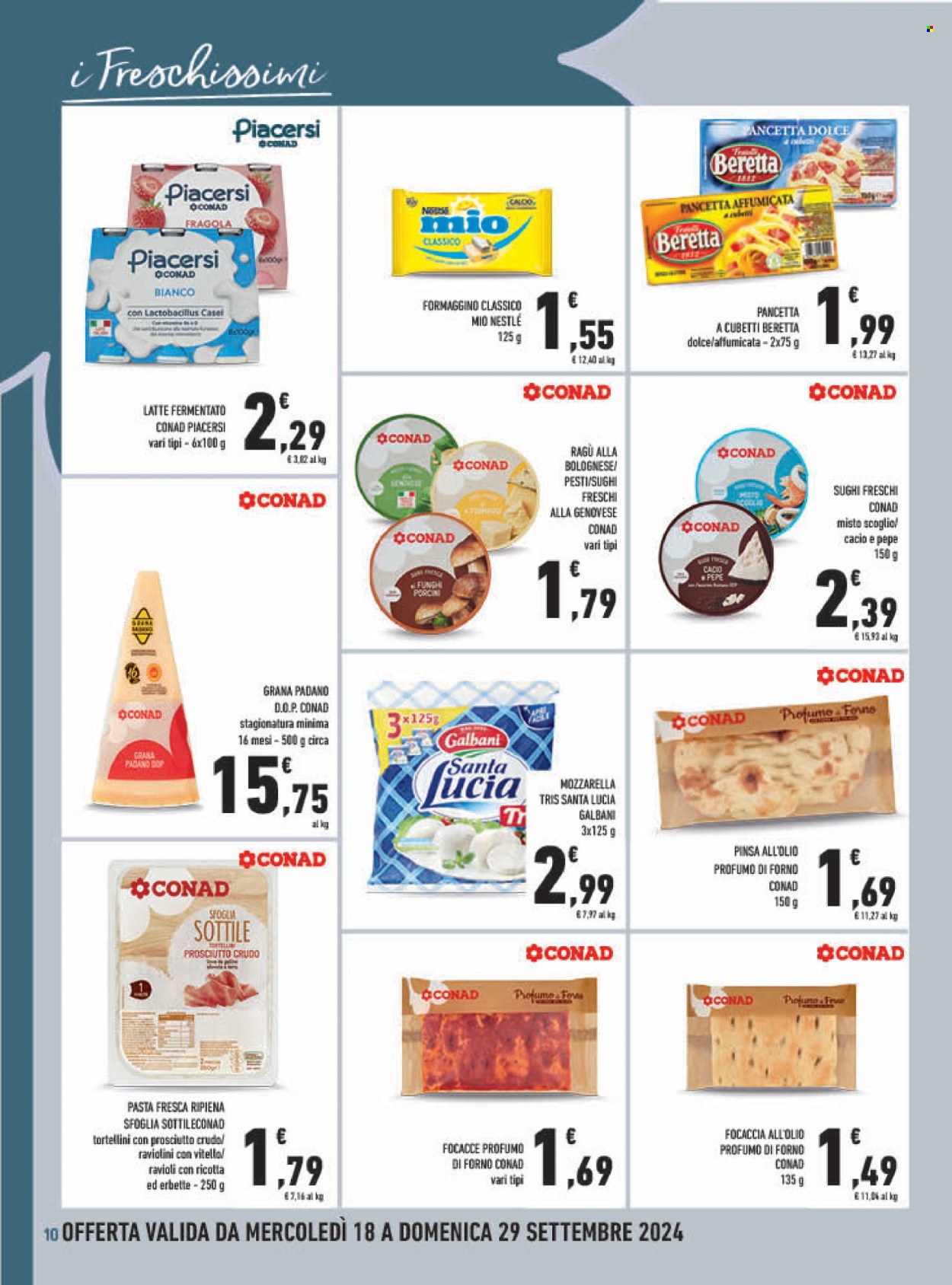 Volantino Conad City - 18/9/2024 - 29/9/2024. Pagina 10