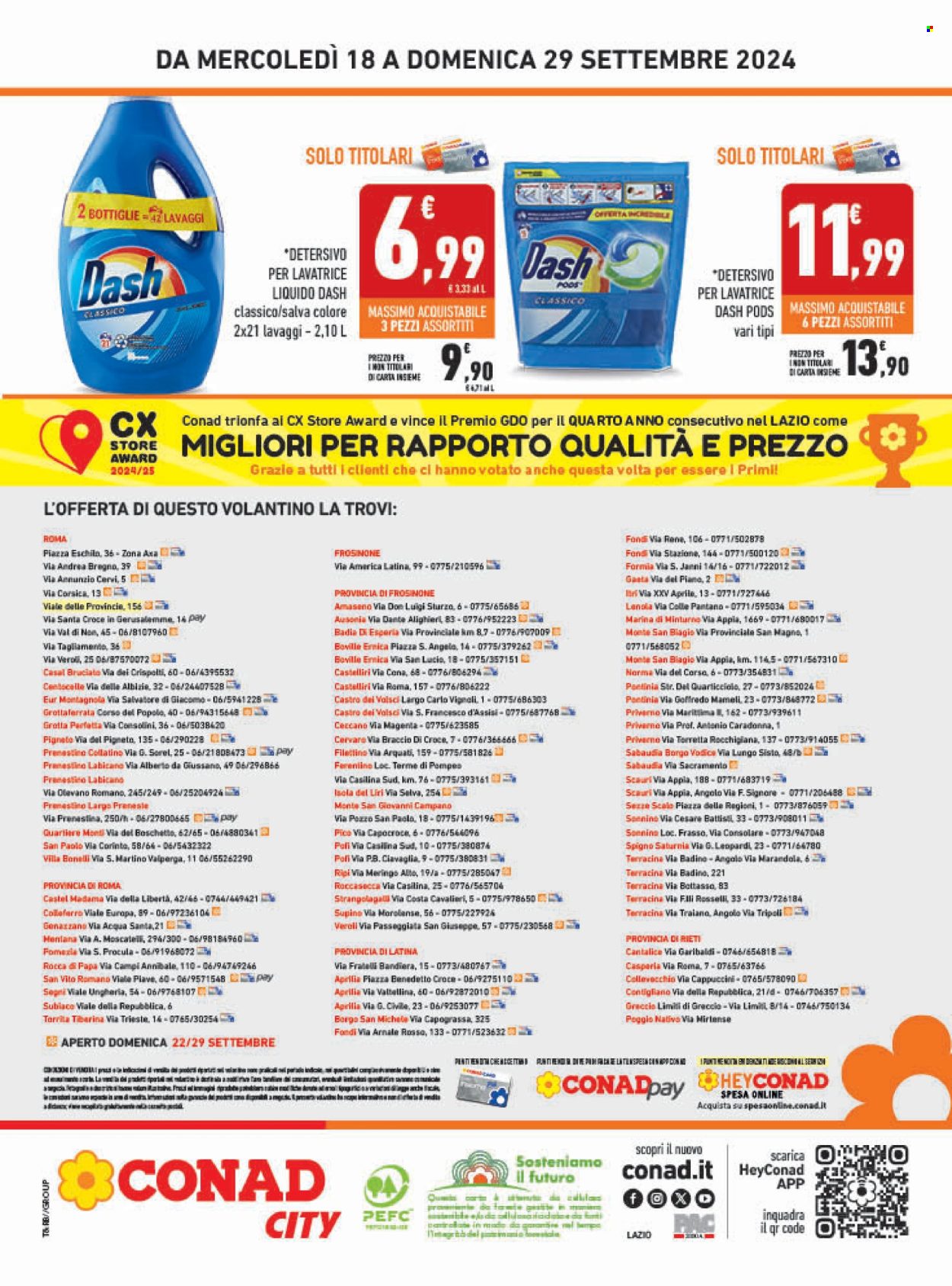 Volantino Conad City - 18/9/2024 - 29/9/2024. Pagina 16
