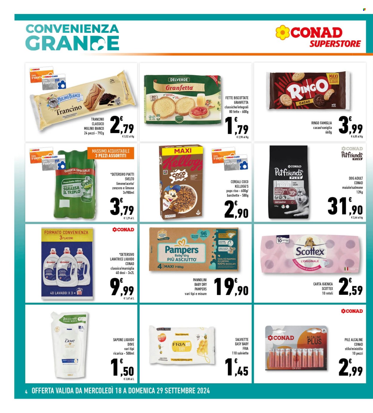 Volantino Conad Superstore - 18/9/2024 - 29/9/2024. Pagina 4