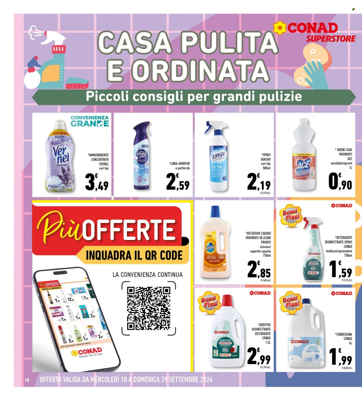 Volantino Conad Superstore - 18/9/2024 - 29/9/2024. Pagina 18
