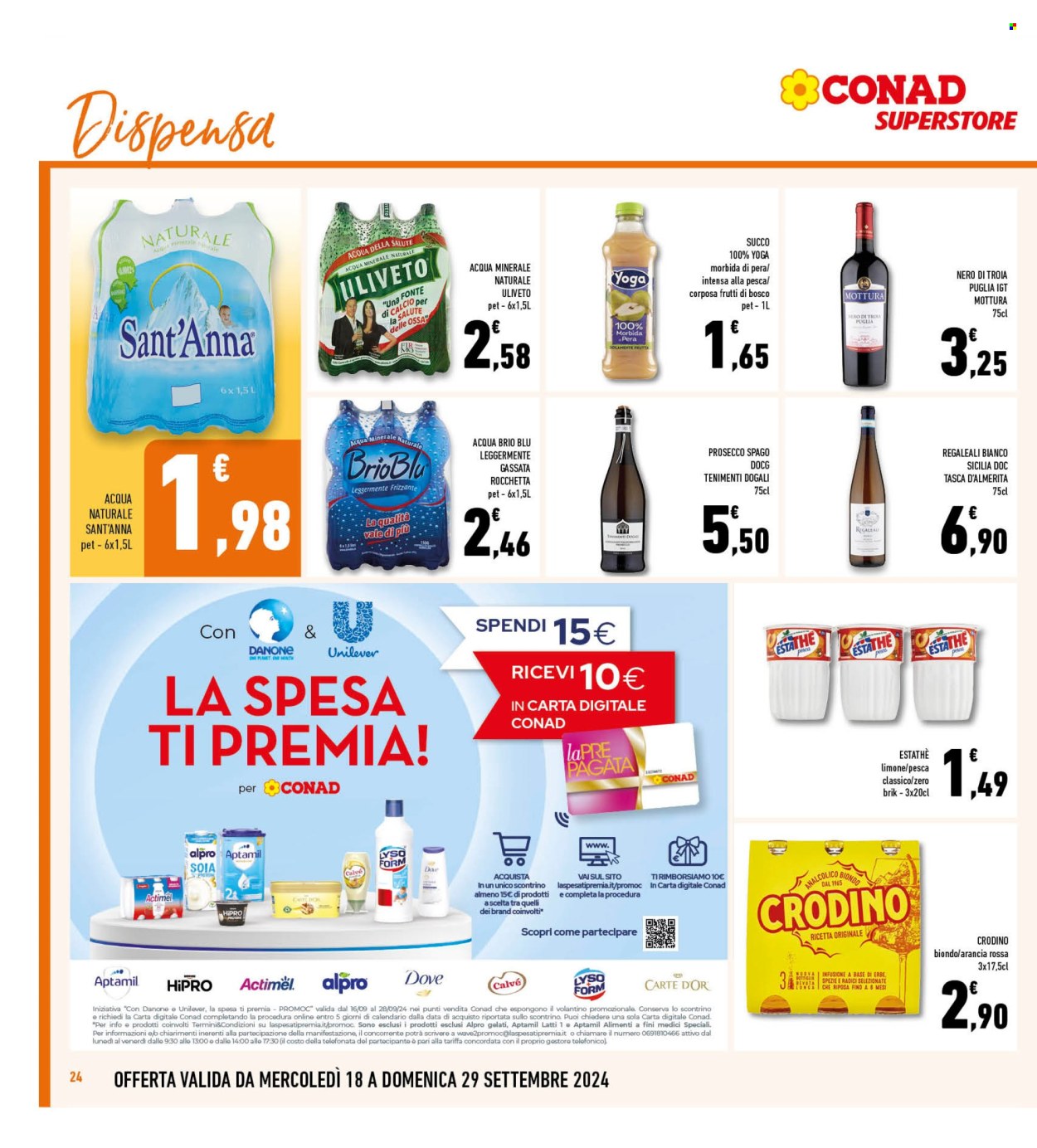 Volantino Conad Superstore - 18/9/2024 - 29/9/2024. Pagina 24