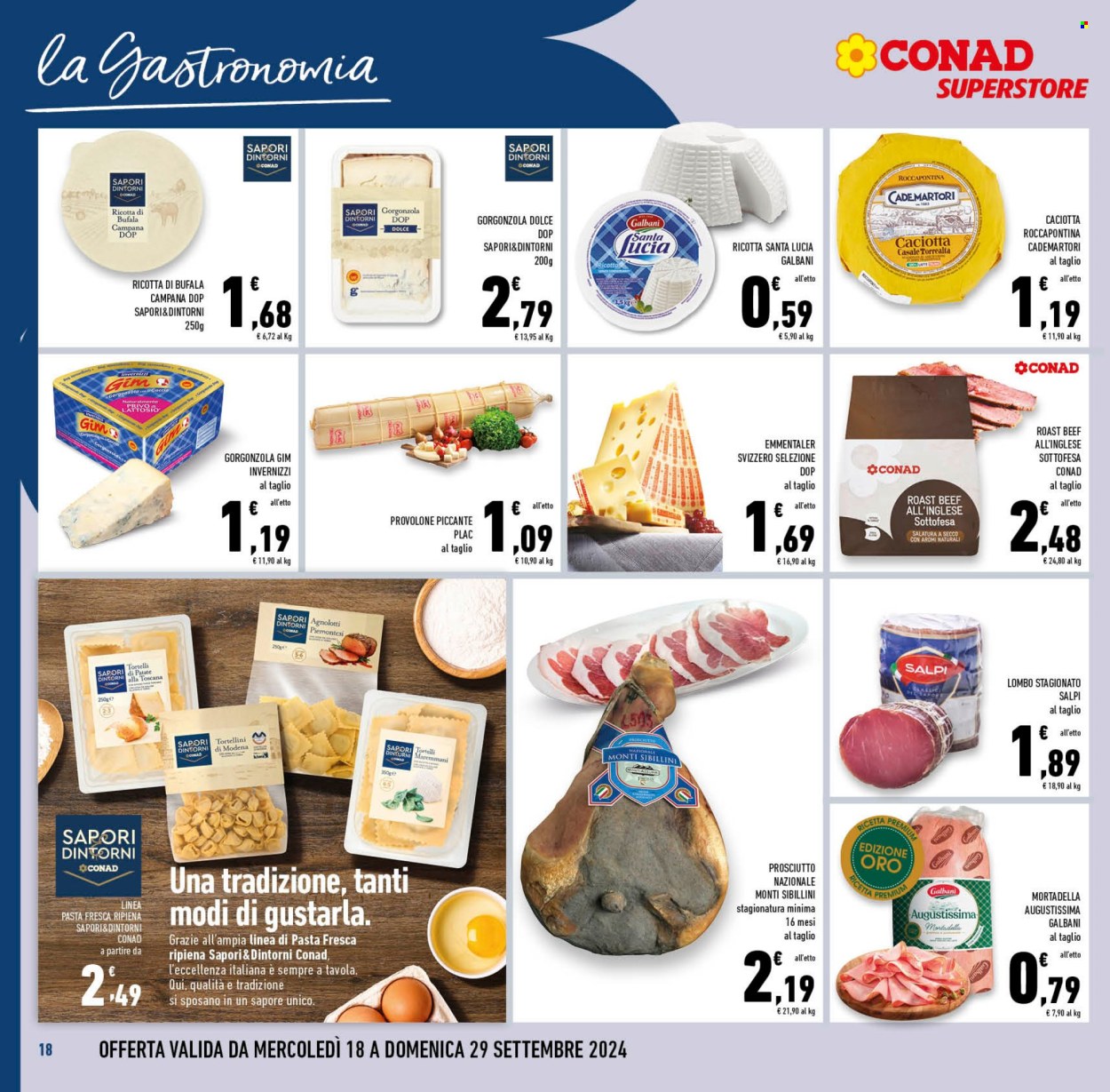 Volantino Conad Superstore - 18/9/2024 - 1/10/2024. Pagina 18