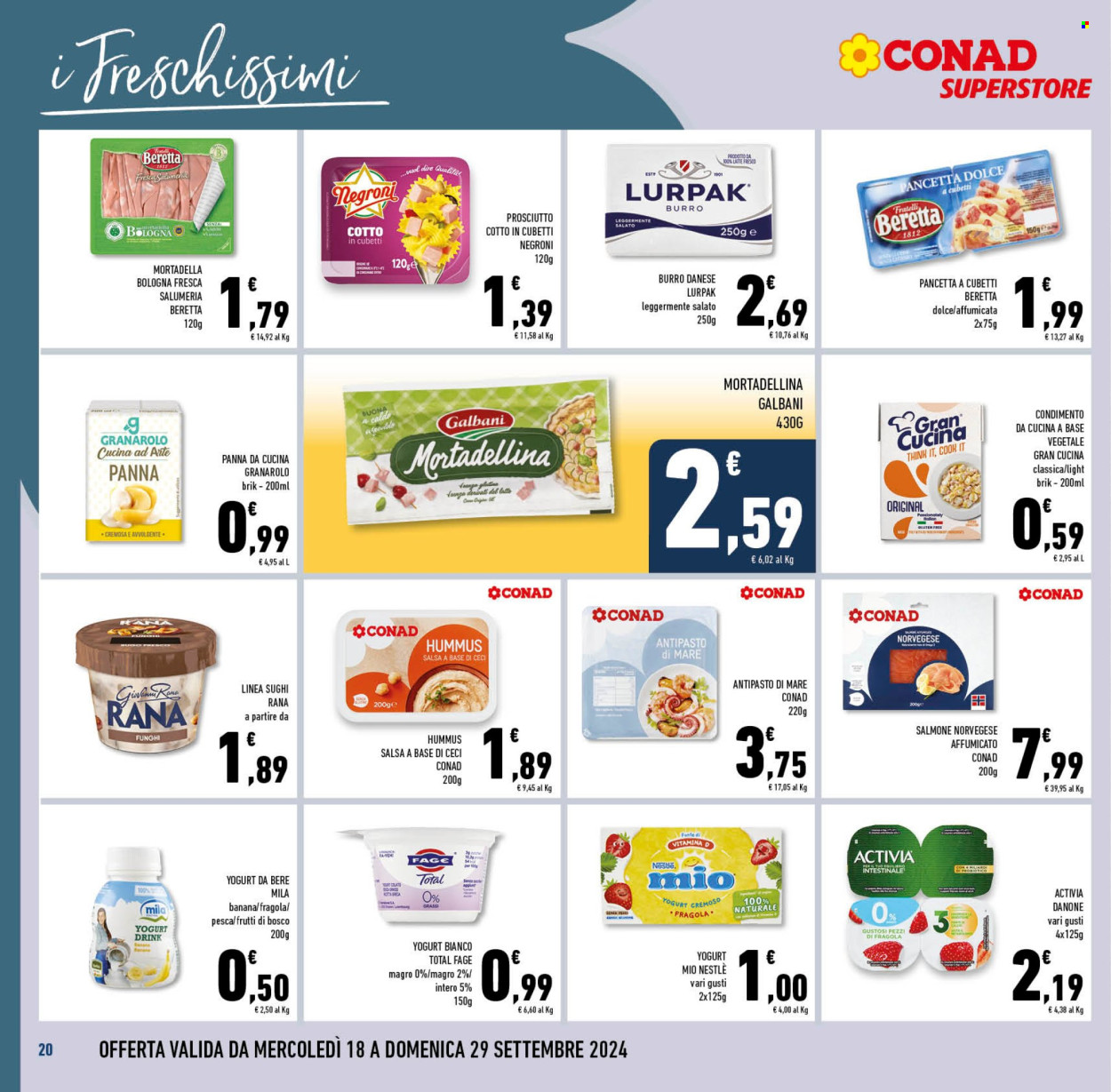 Volantino Conad Superstore - 18/9/2024 - 1/10/2024. Pagina 20