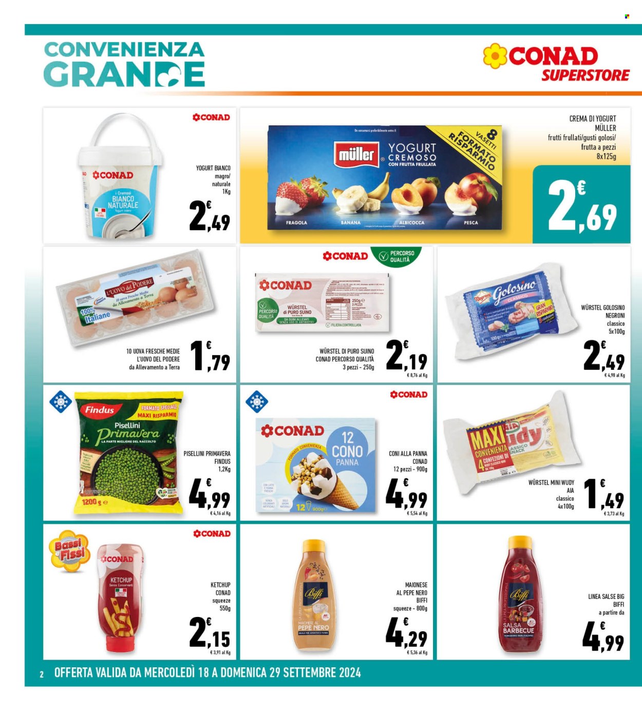 Volantino Conad Superstore - 18/9/2024 - 29/9/2024. Pagina 2
