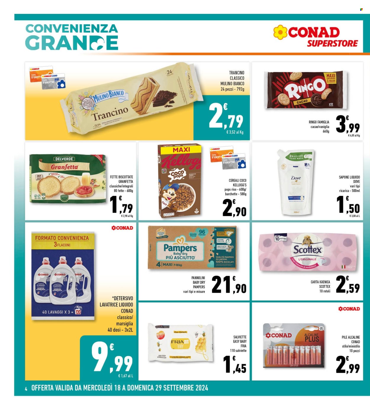 Leták Conad Superstore - 18.9.2024 - 29.9.2024. Strana 4