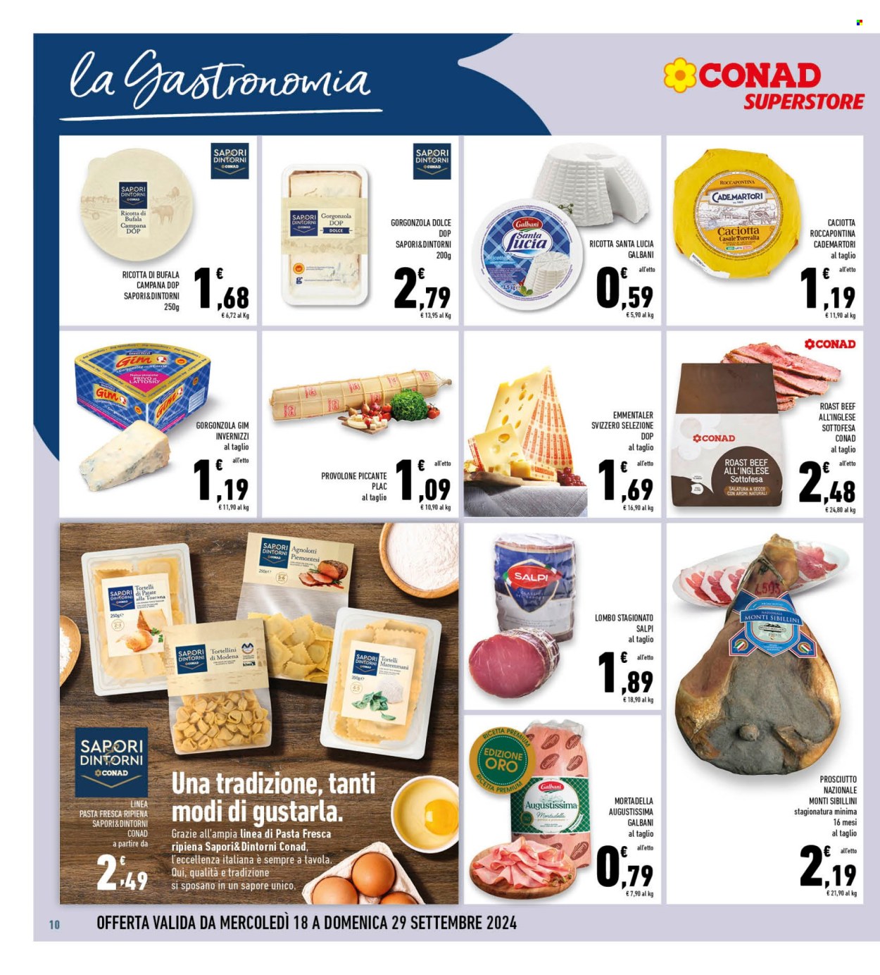 Leták Conad Superstore - 18.9.2024 - 29.9.2024. Strana 10