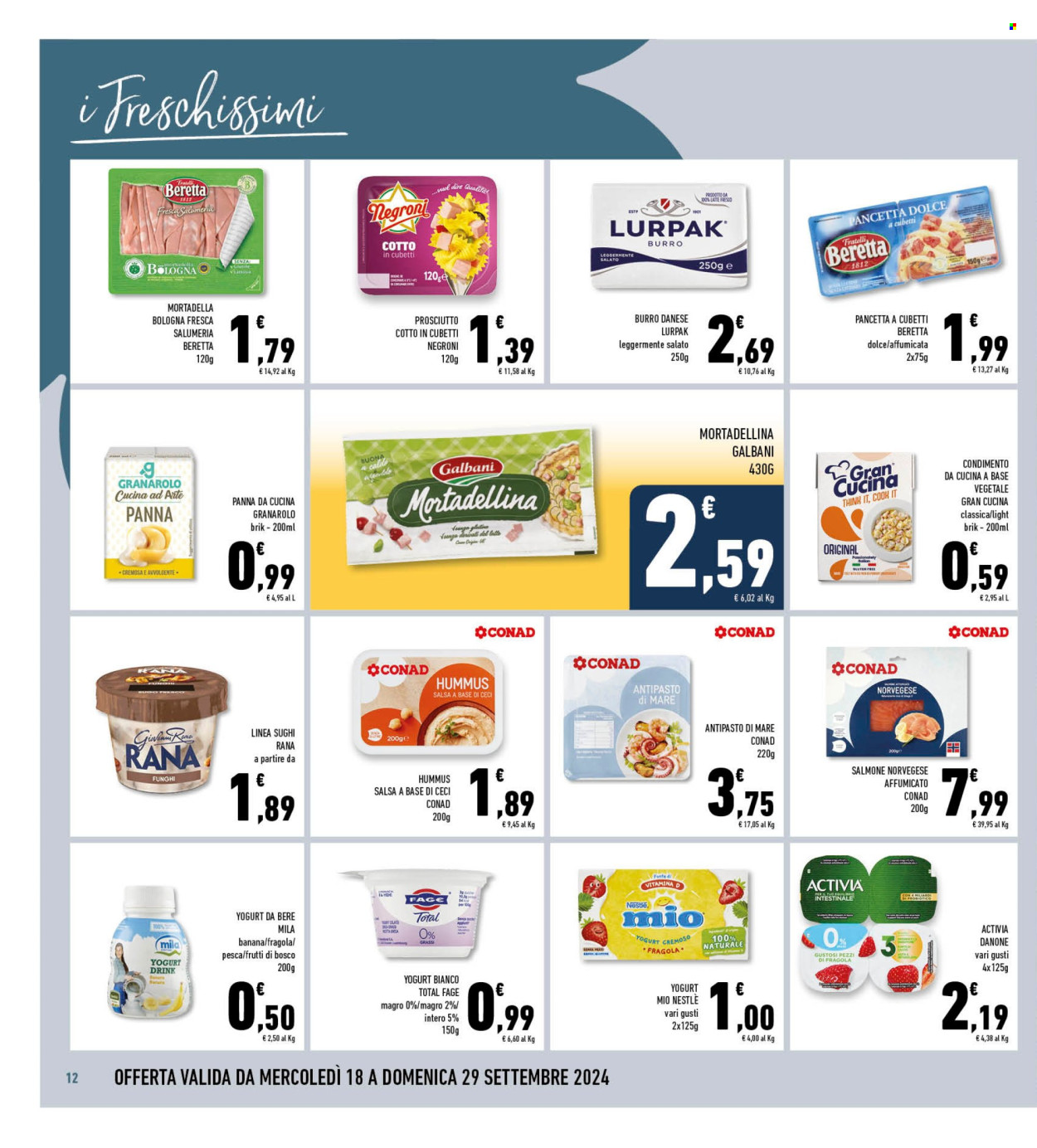 Leták Conad Superstore - 18.9.2024 - 29.9.2024. Strana 12