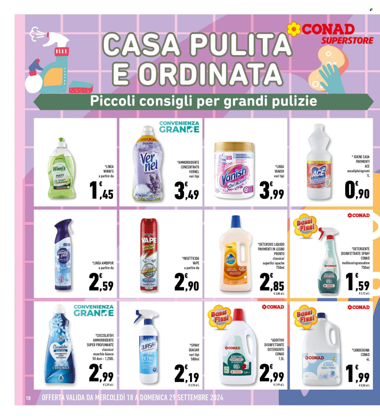Leták Conad Superstore - 18.9.2024 - 29.9.2024. Strana 18