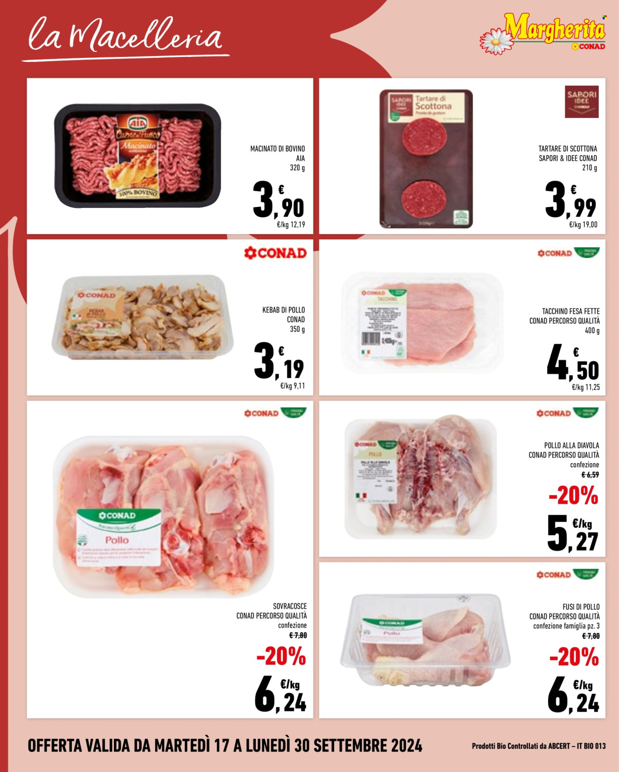 Leták Margherita Conad - 17.9.2024 - 30.9.2024. Strana 4