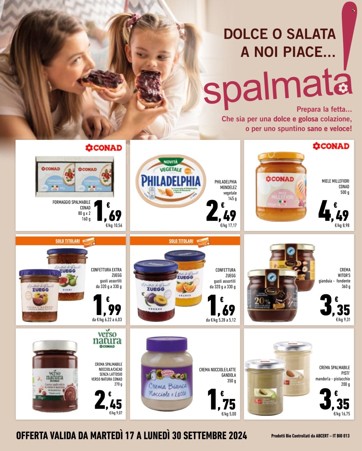 Volantino Margherita Conad - 17/9/2024 - 30/9/2024. Pagina 8