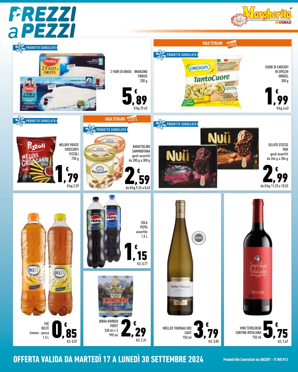 Leták Margherita Conad - 17.9.2024 - 30.9.2024. Strana 10