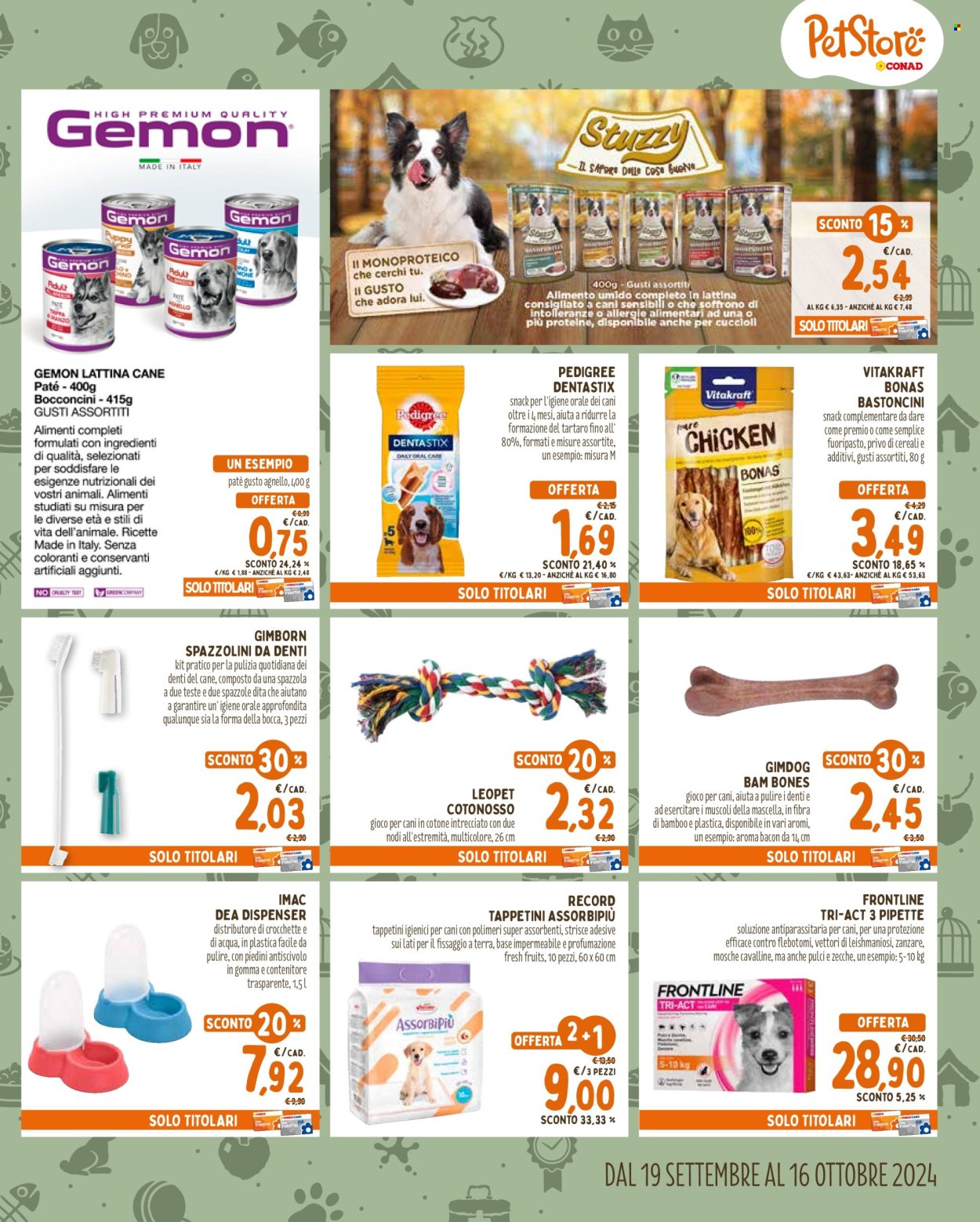 Leták Pet Store Conad - 19.9.2024 - 16.10.2024. Strana 3