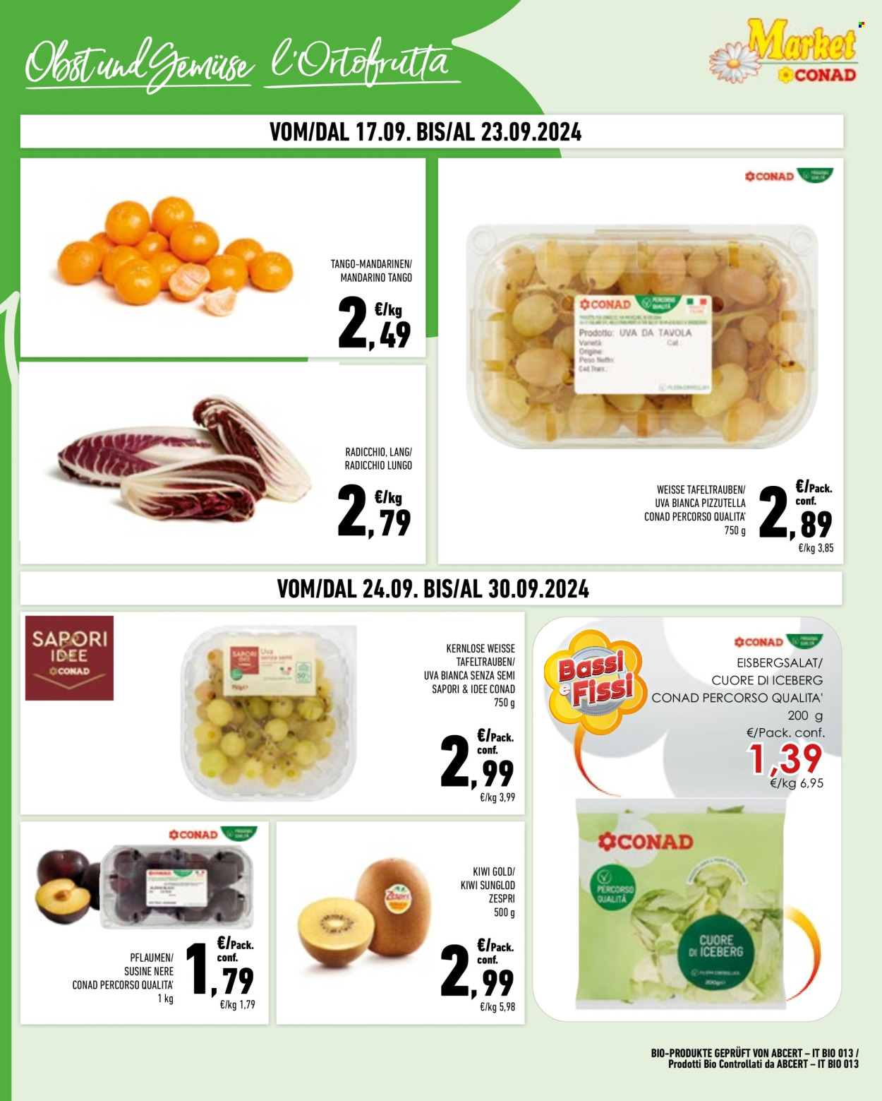 Volantino Market Conad - 17/9/2024 - 30/9/2024. Pagina 2