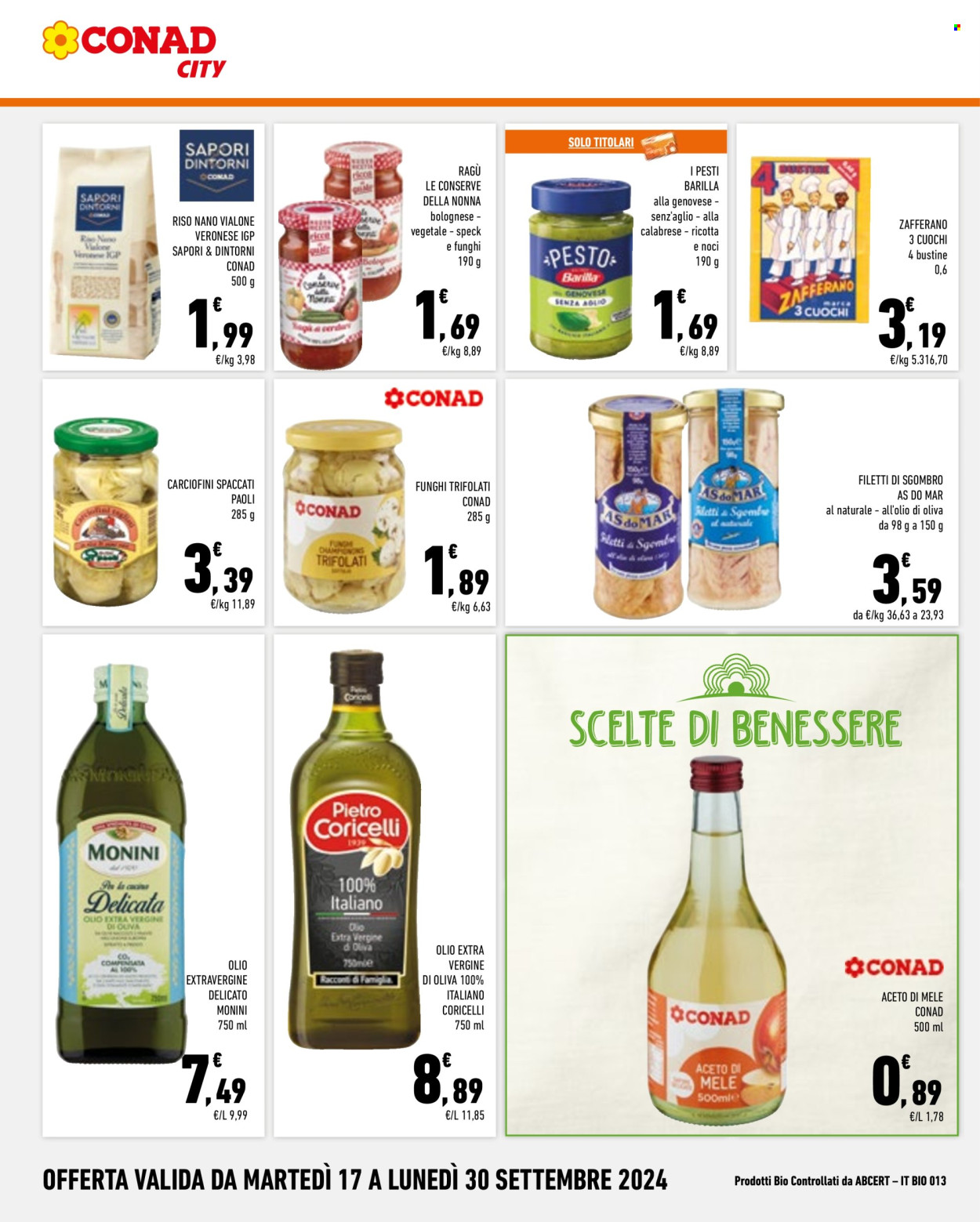 Volantino Conad - 17/9/2024 - 30/9/2024. Pagina 14