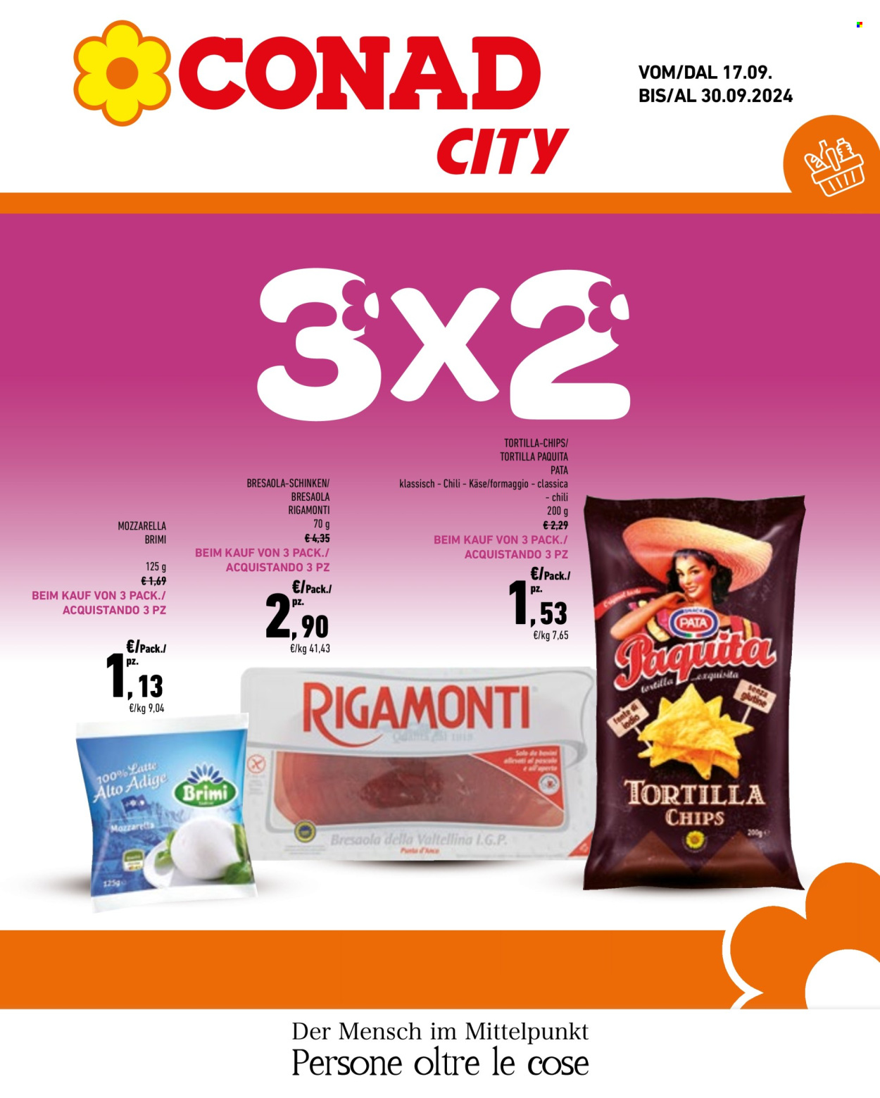 Volantino Conad City - 17/9/2024 - 30/9/2024. Pagina 1