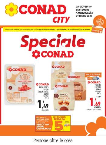 Volantino Conad City - 19/9/2024 - 2/10/2024.