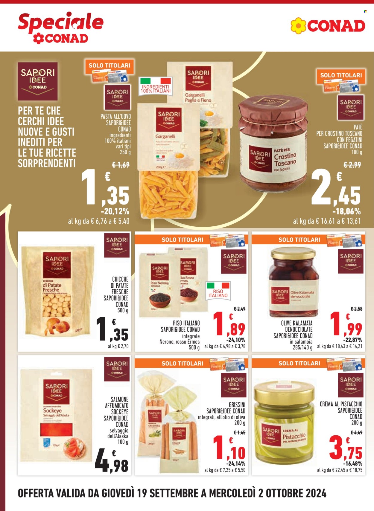 Volantino Margherita Conad - 19/9/2024 - 2/10/2024. Pagina 14