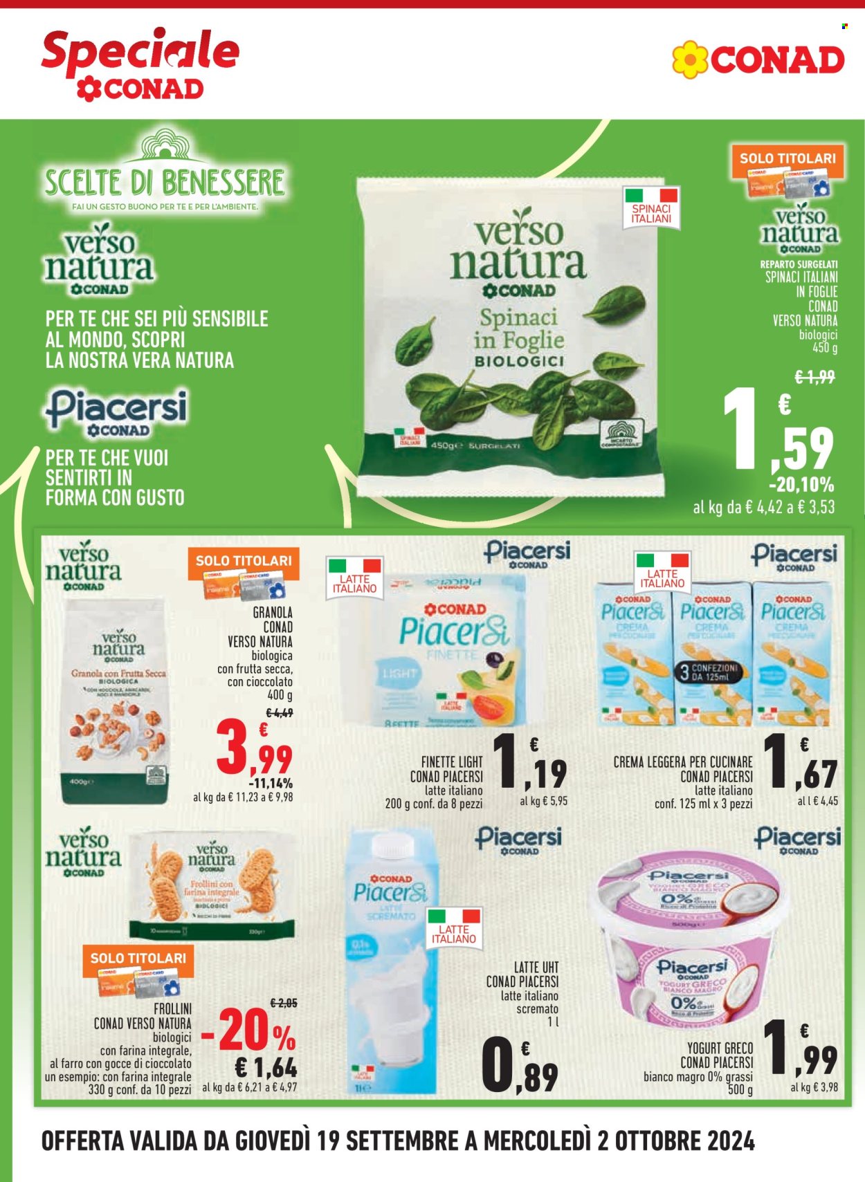 Volantino Margherita Conad - 19/9/2024 - 2/10/2024. Pagina 18