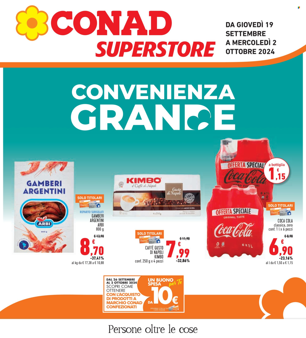 Volantino Conad Superstore - 19/9/2024 - 2/10/2024. Pagina 1