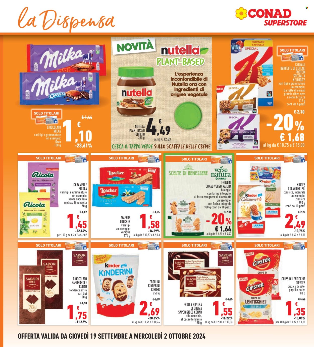 Volantino Conad Superstore - 19/9/2024 - 2/10/2024. Pagina 20