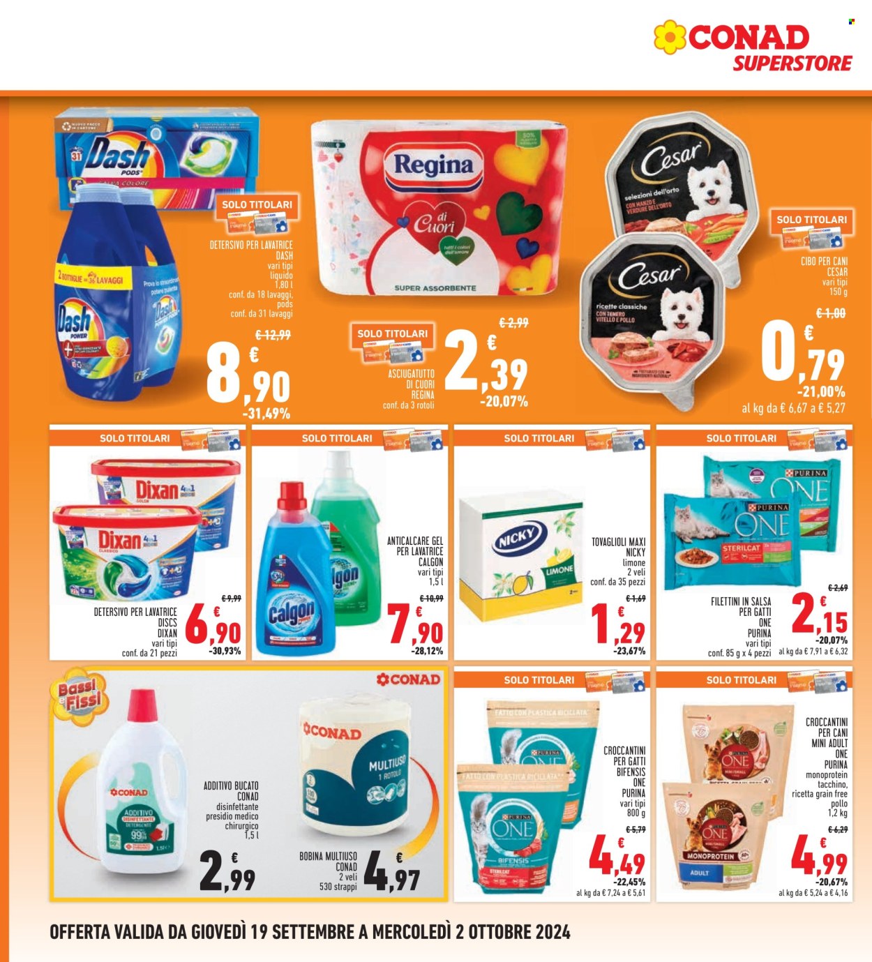 Volantino Conad Superstore - 19/9/2024 - 2/10/2024. Pagina 26
