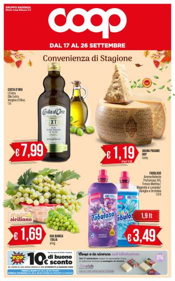 Volantino Coop - 17/9/2024 - 26/9/2024.