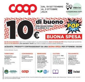 Volantino Coop - 19/9/2024 - 2/10/2024.