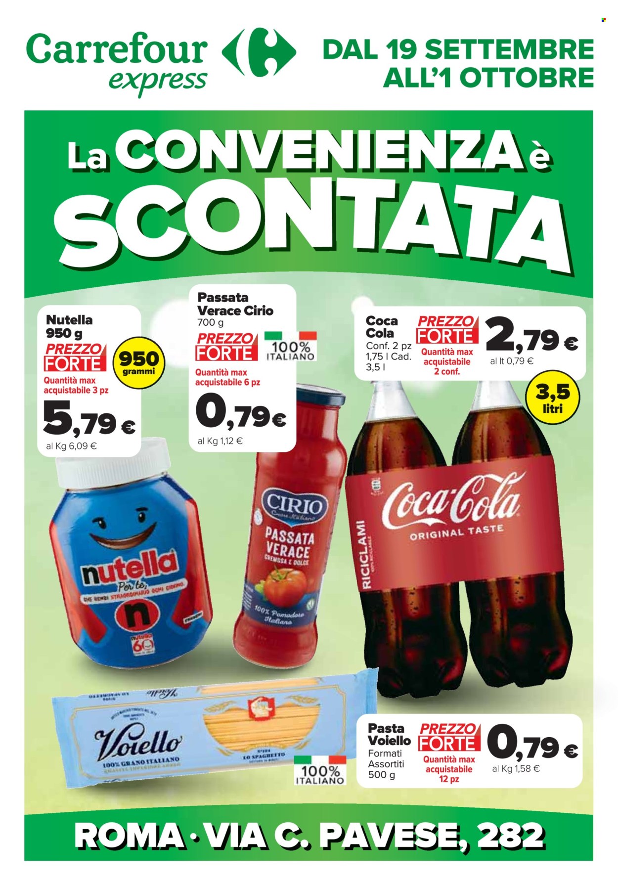 Leták Carrefour - 19.9.2024 - 1.10.2024. Strana 1