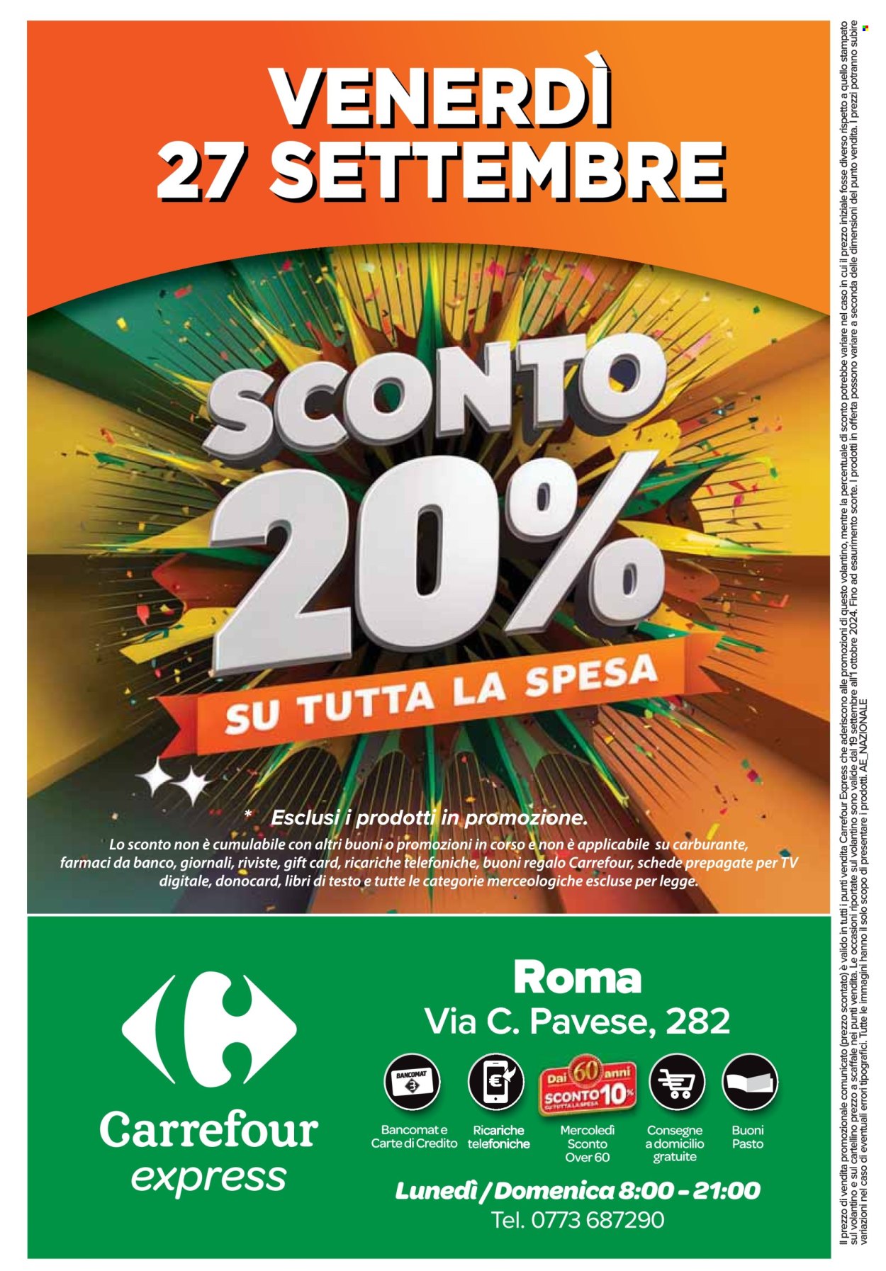 Volantino Carrefour - 19/9/2024 - 1/10/2024. Pagina 16