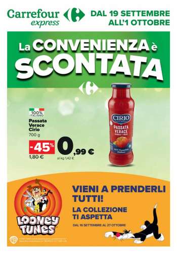 Volantino Carrefour - 19/9/2024 - 1/10/2024.
